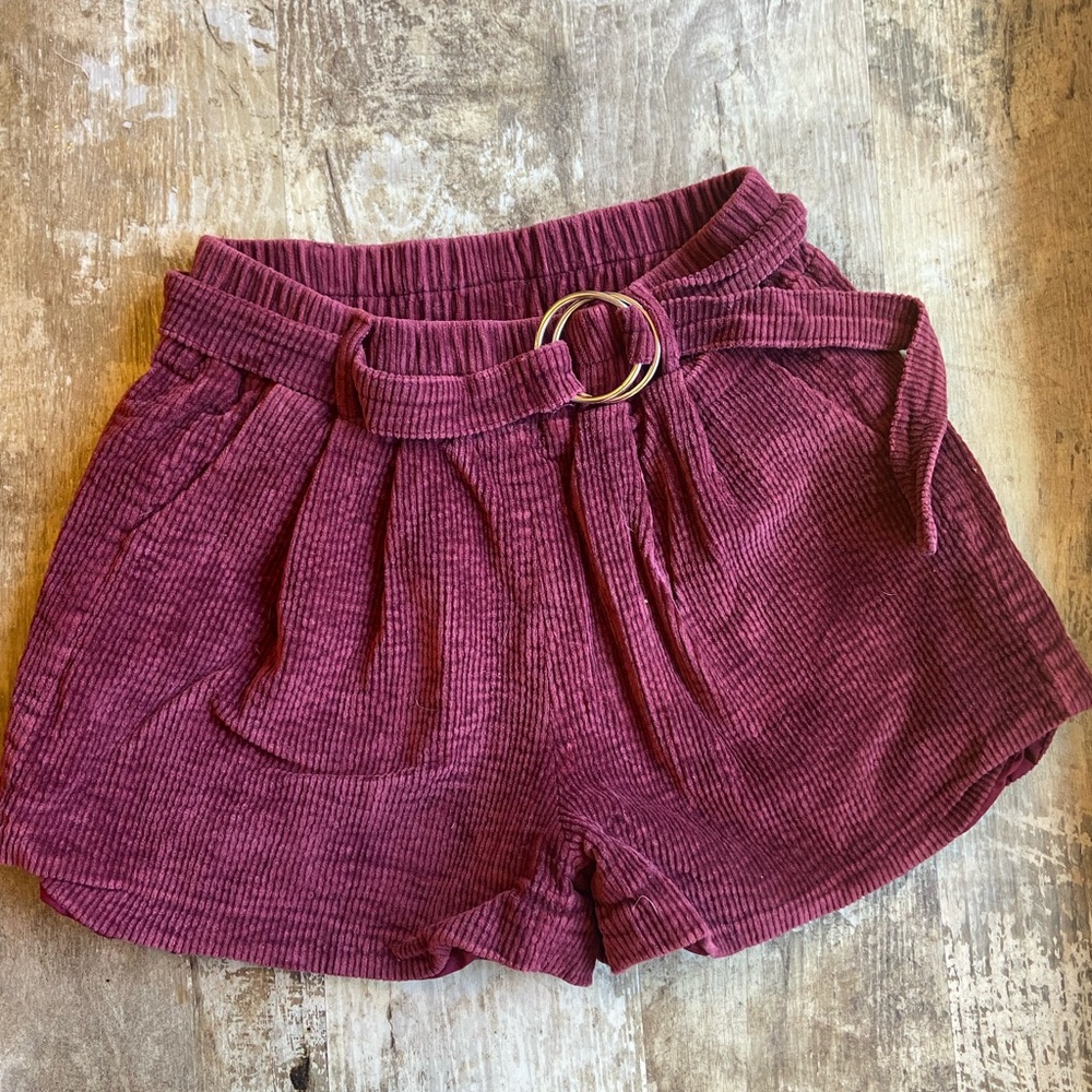 Corduroy shorts